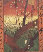 Vincent Van Gogh japonaiserie:Flowering Plum Tree (nn04) Spain oil painting artist
